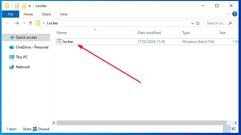 Folder me password kaise lagaye